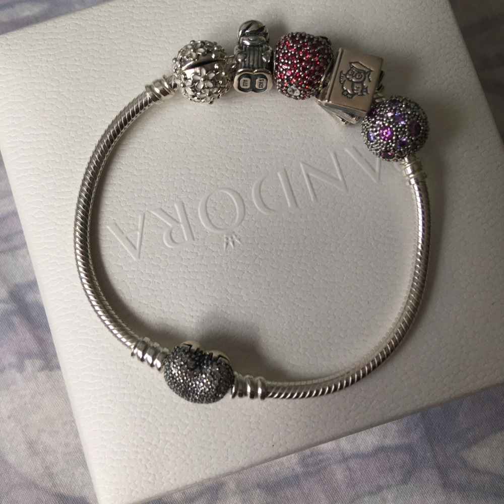 Authentic New Without Tags Pandora Charm Bracelet